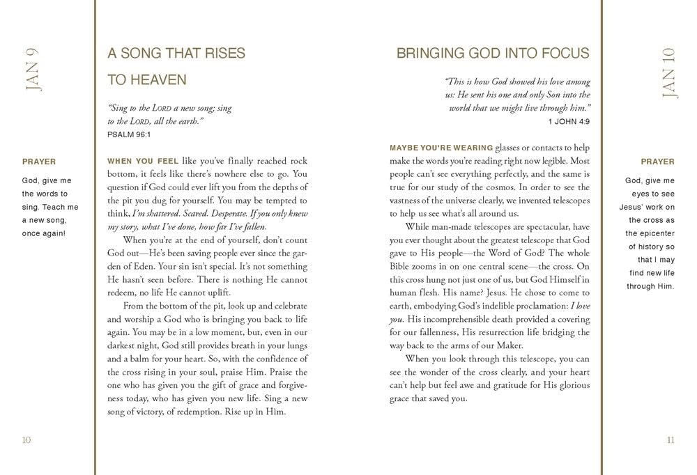 Grace and Glory: 365 Devotions for a Life Transformed by Jesus (A 365-Day Devotional)